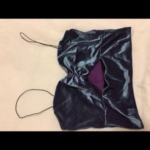 Urban velvet crop top never worn.